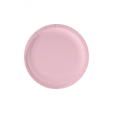 Bordjes Pastel Lichtroze  23cm 8st